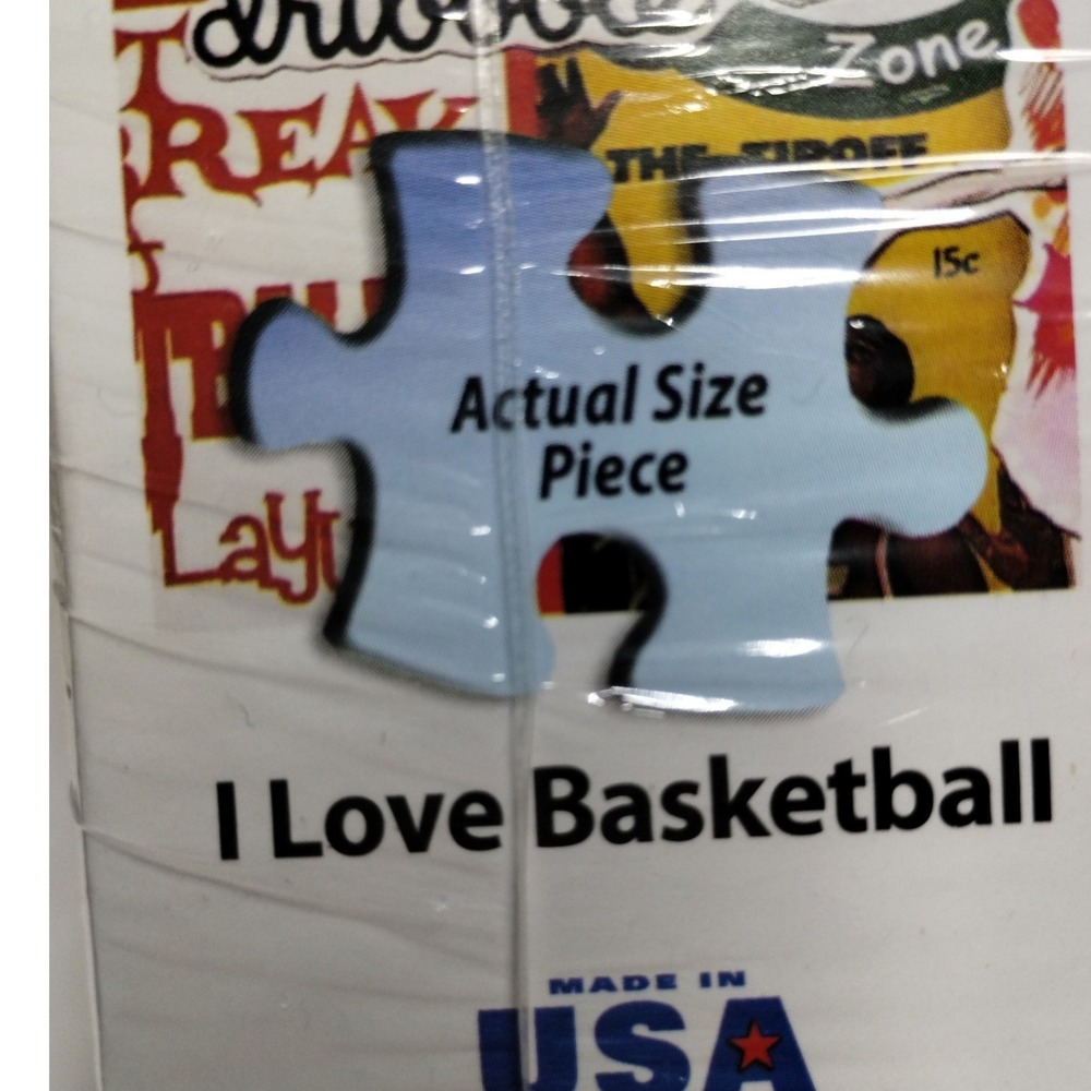 White Mountain Puzzles I Love Basketball 1000 Piece Jigsaw Puzzle 1772‎ USA New - Picture 6 of 9